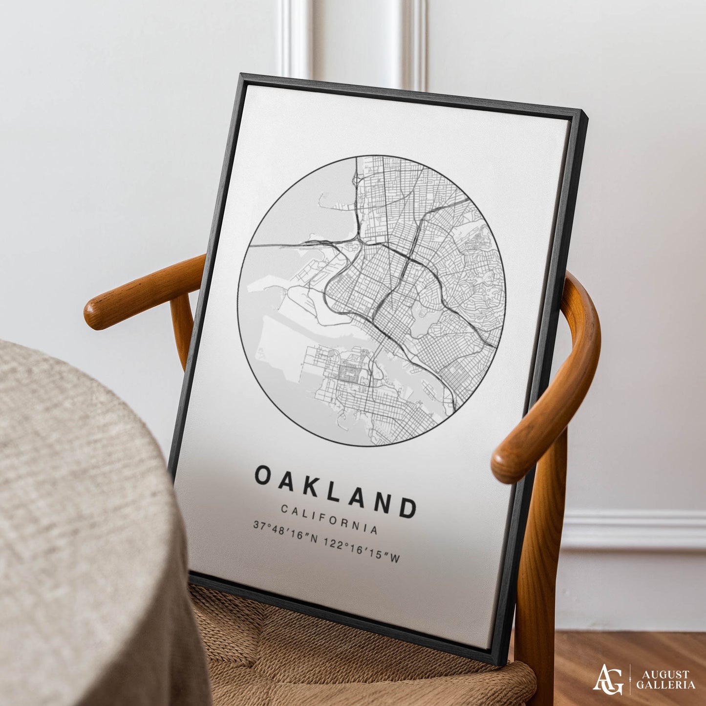 Oakland Minimalist Map