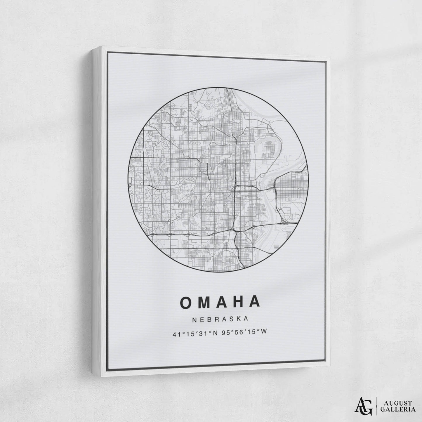 Omaha Minimalist Map
