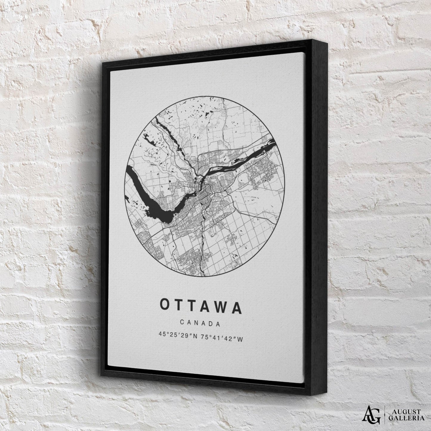 Ottawa Minimalist Map