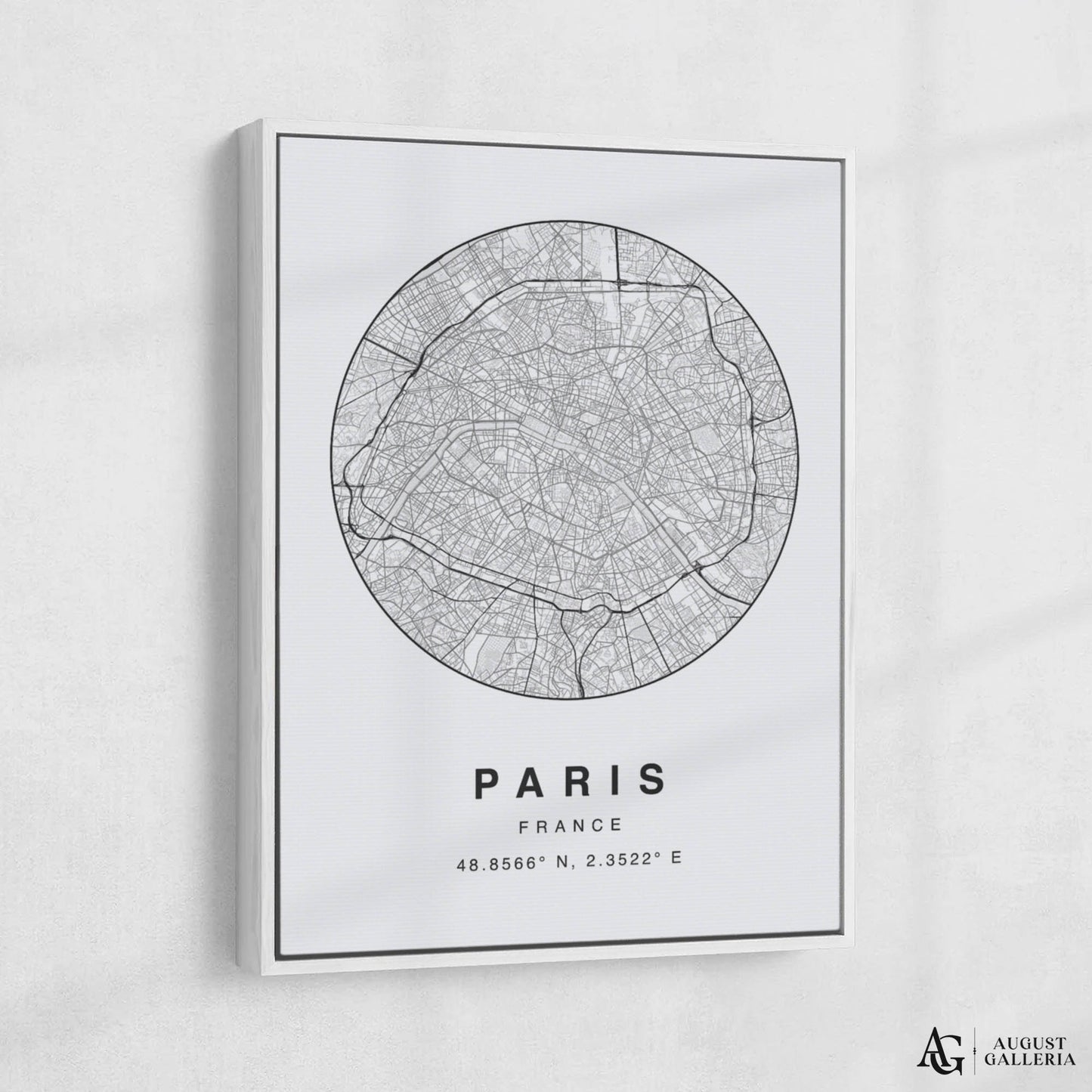 Paris Minimalist Map