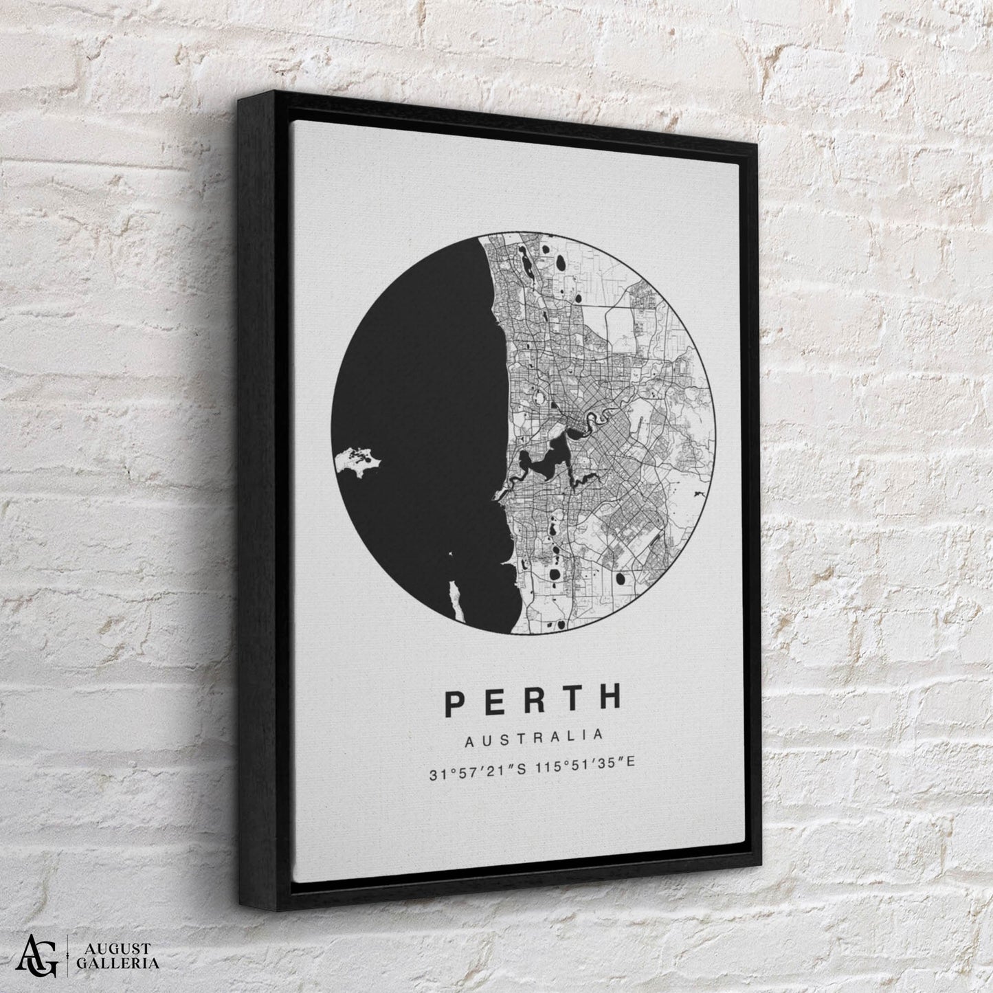 Perth Minimalist Map