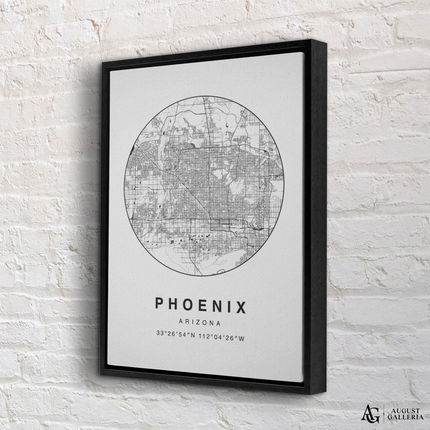 Phoenix Minimalist Map