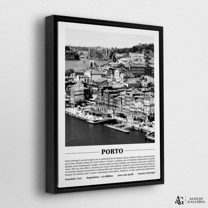 Porto Black & White City Print