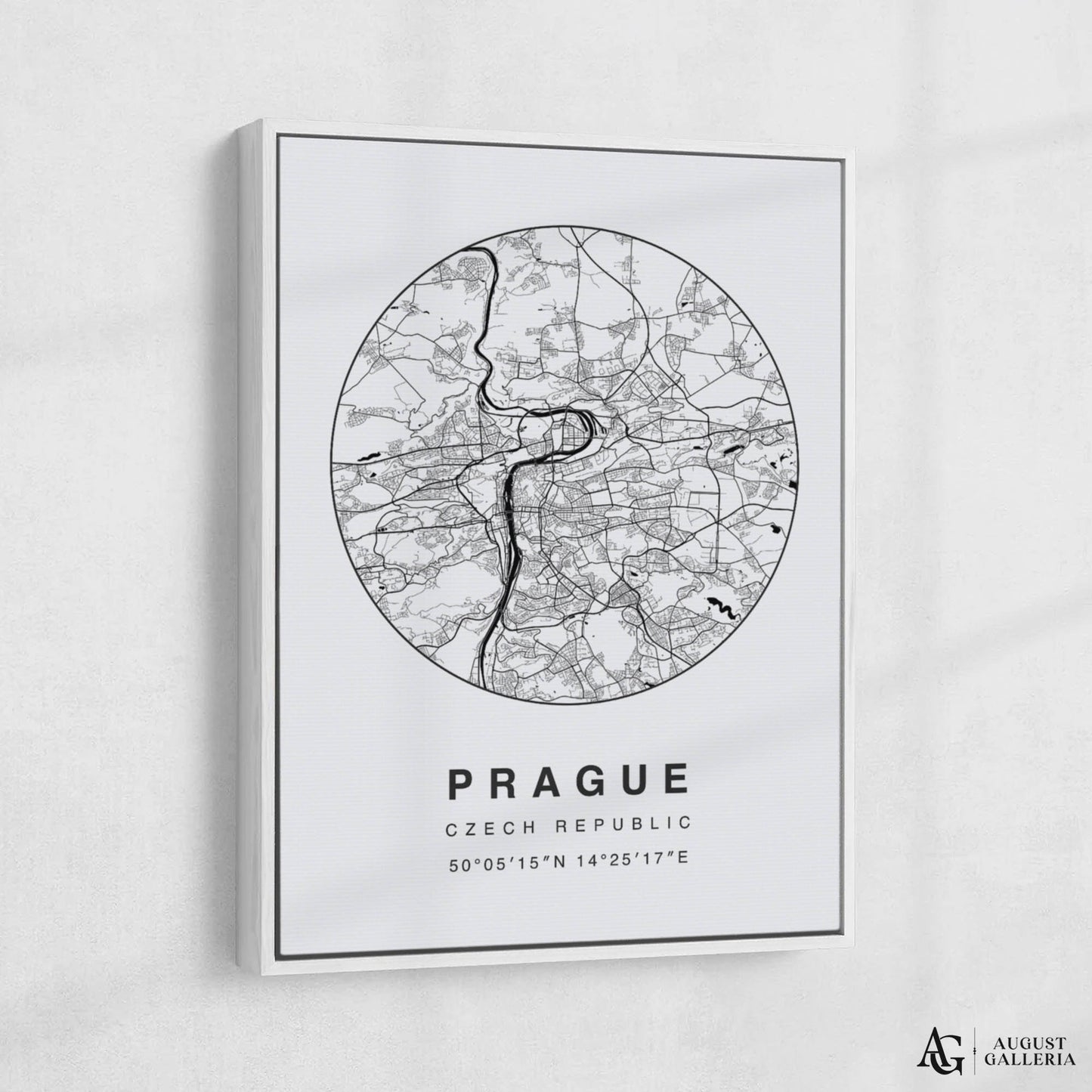 Prague Minimalist Map