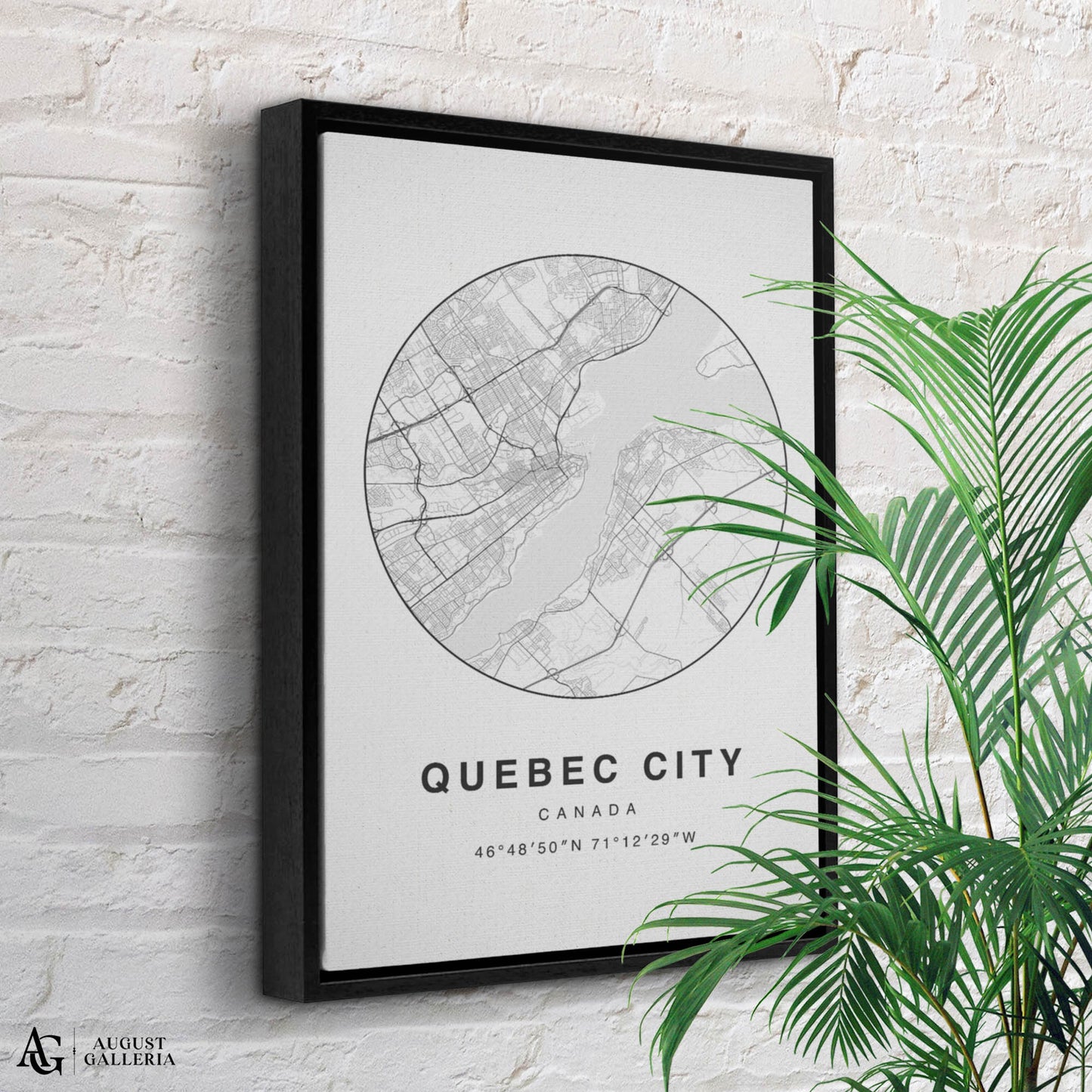 Quebec City Minimalist Map