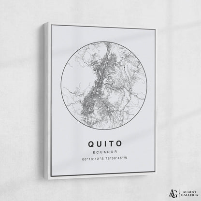 Quito Minimalist Map