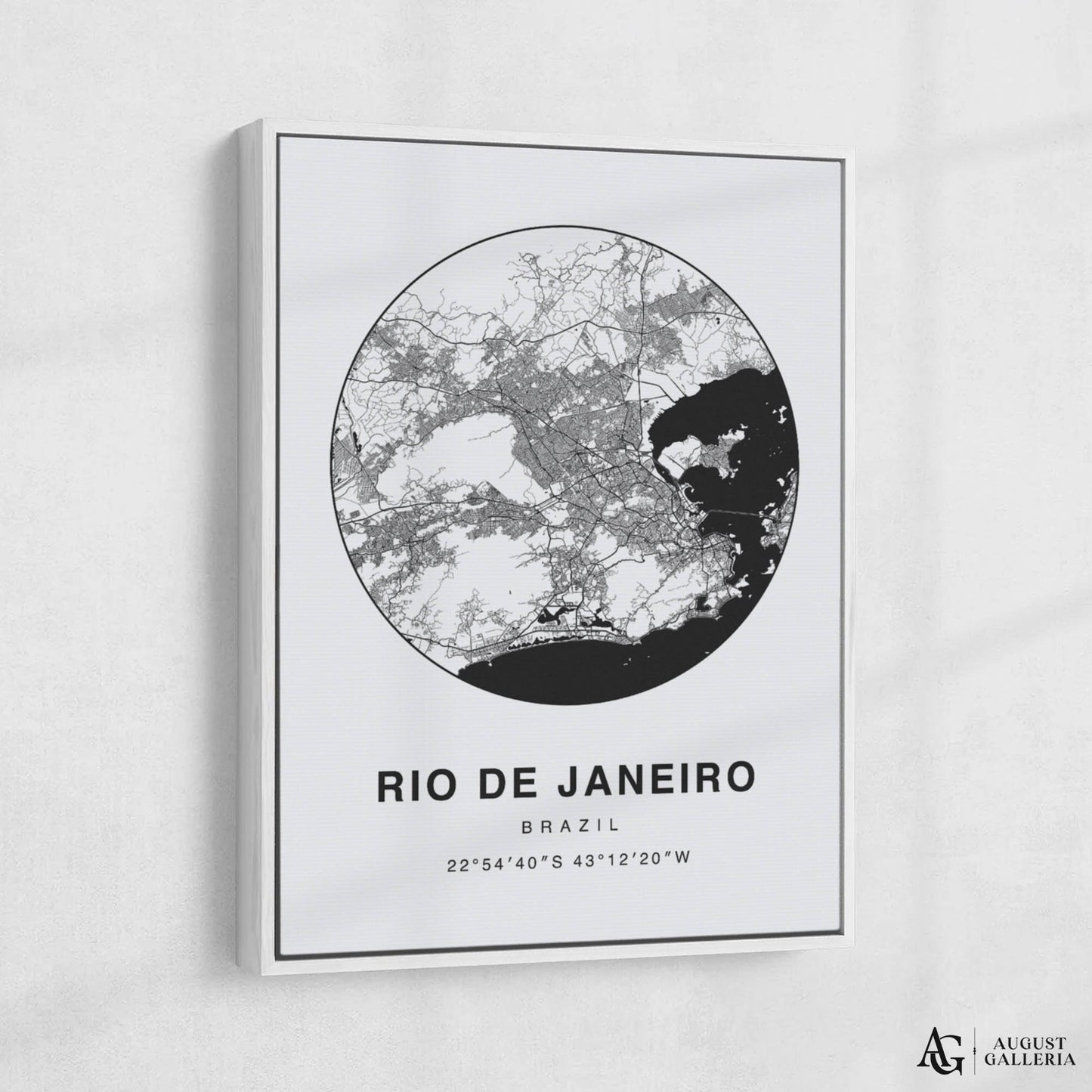 Rio de Janeiro Minimalist Map