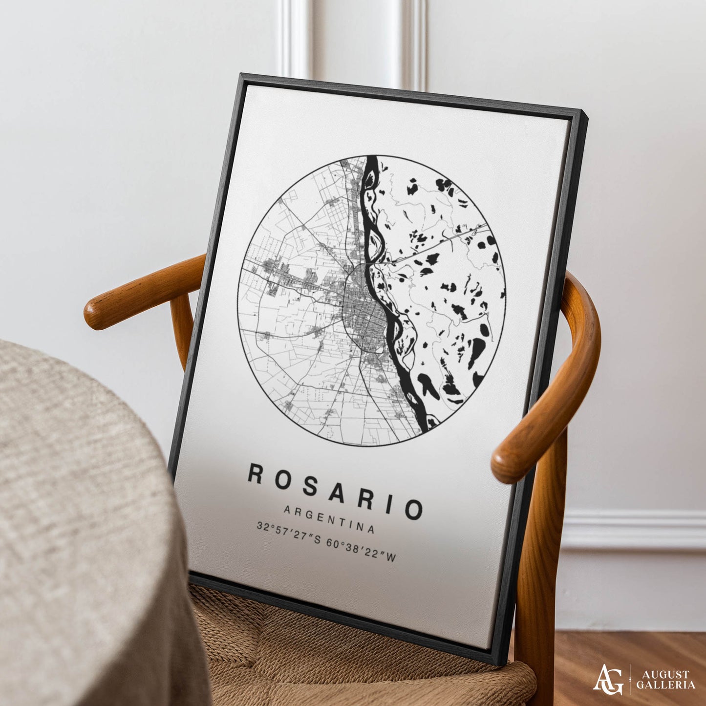 Rosario Minimalist Map