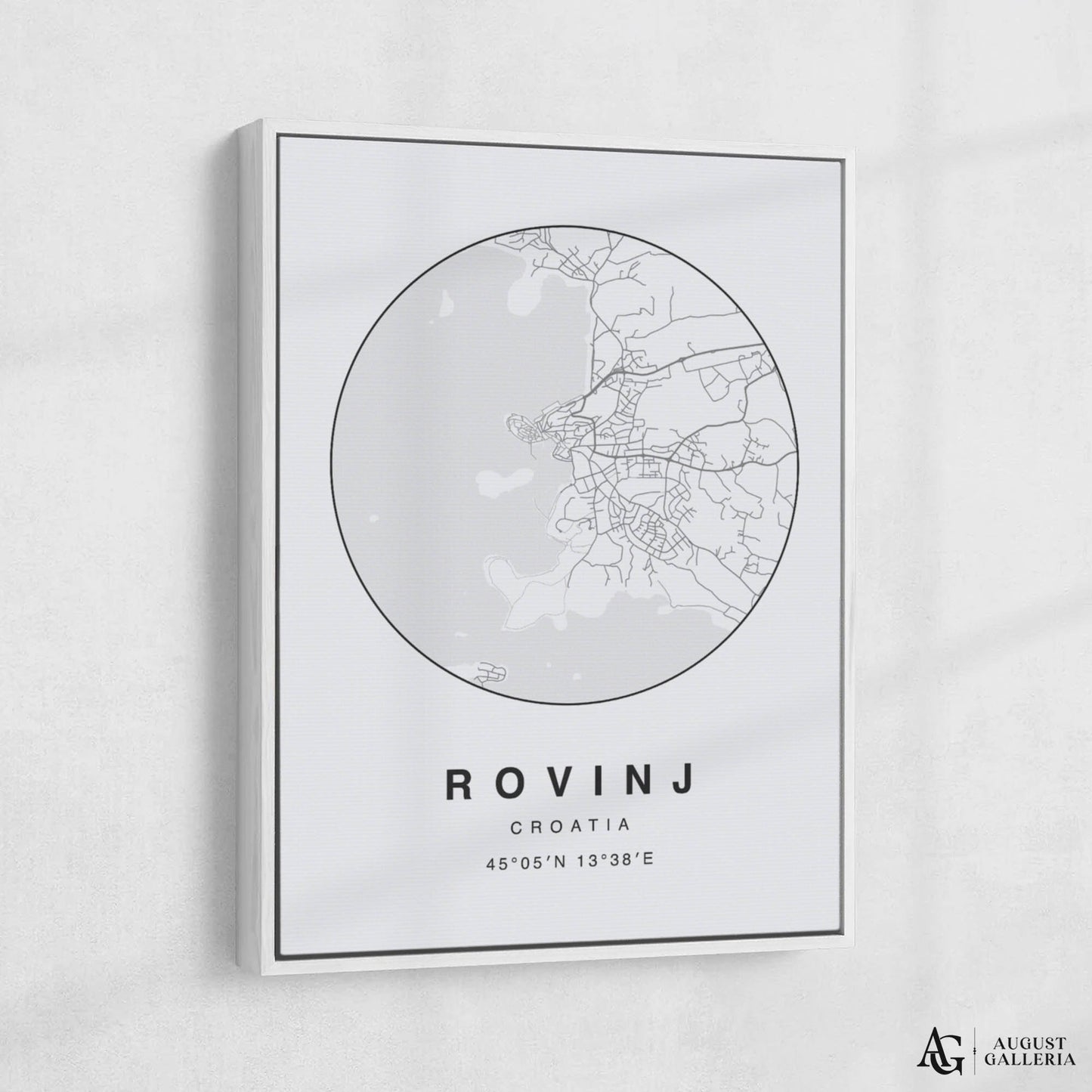 Rovinj Minimalist Map