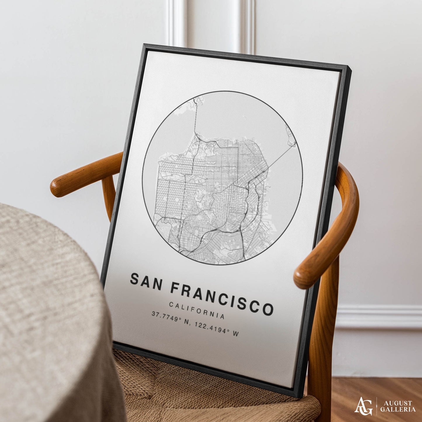 San Francisco Minimalist Map