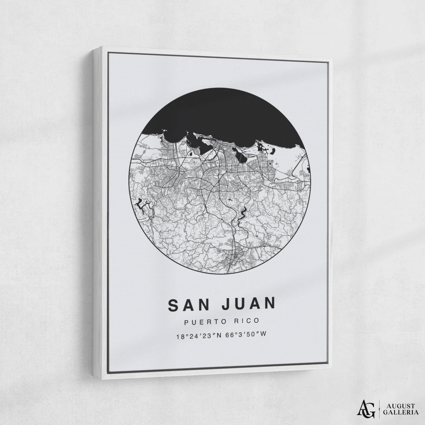 San Juan Minimalist Map