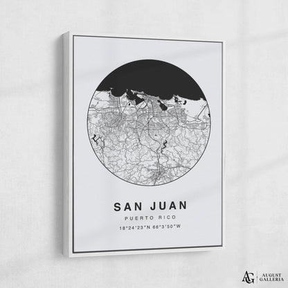 San Juan Minimalist Map