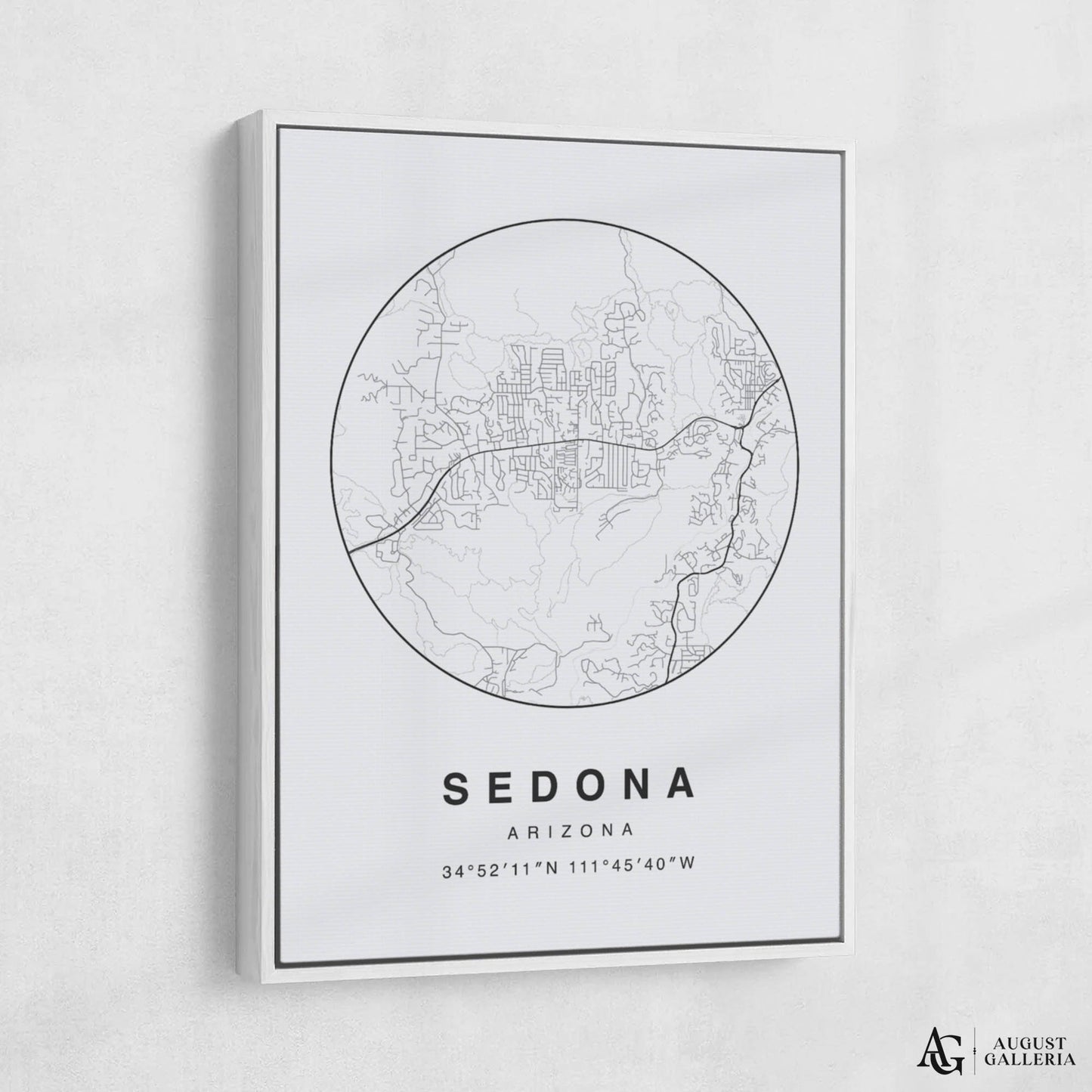 Sedona Minimalist Map