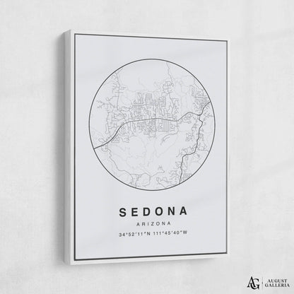 Sedona Minimalist Map