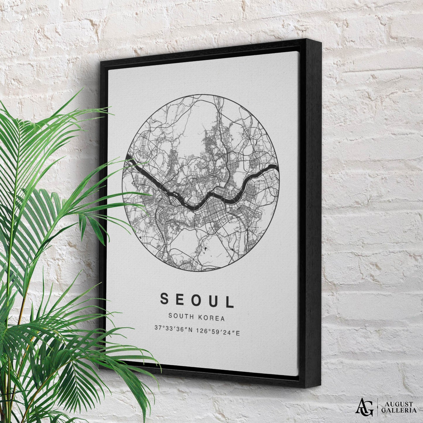 Seoul Minimalist Map
