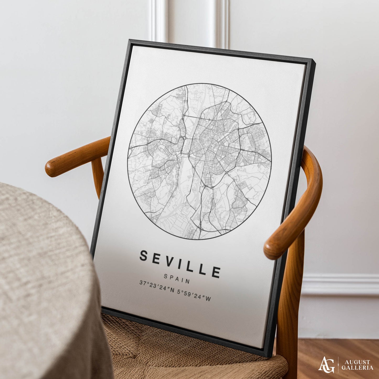 Seville Minimalist Map