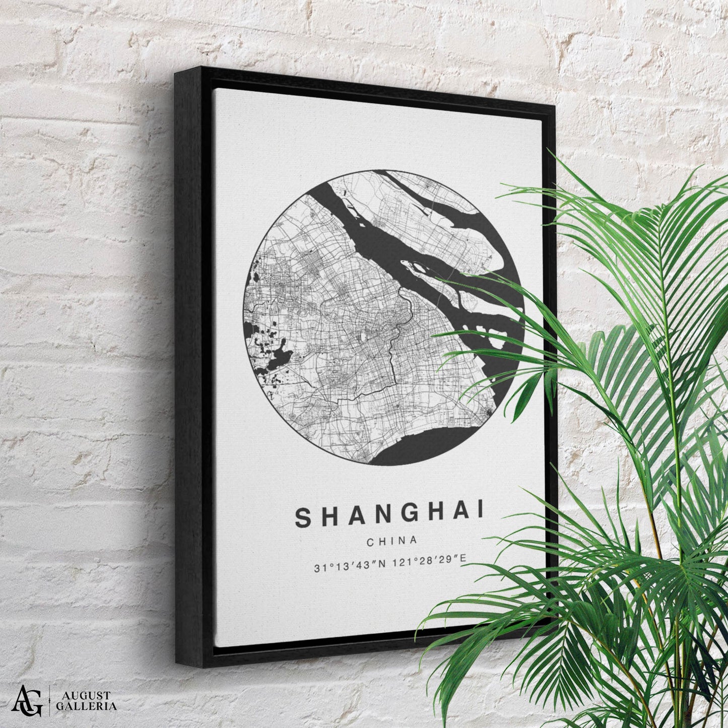 Shanghai Minimalist Map