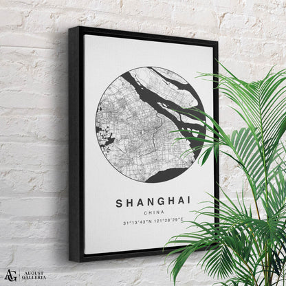 Shanghai Minimalist Map