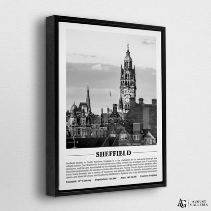 Sheffield Black & White City Print