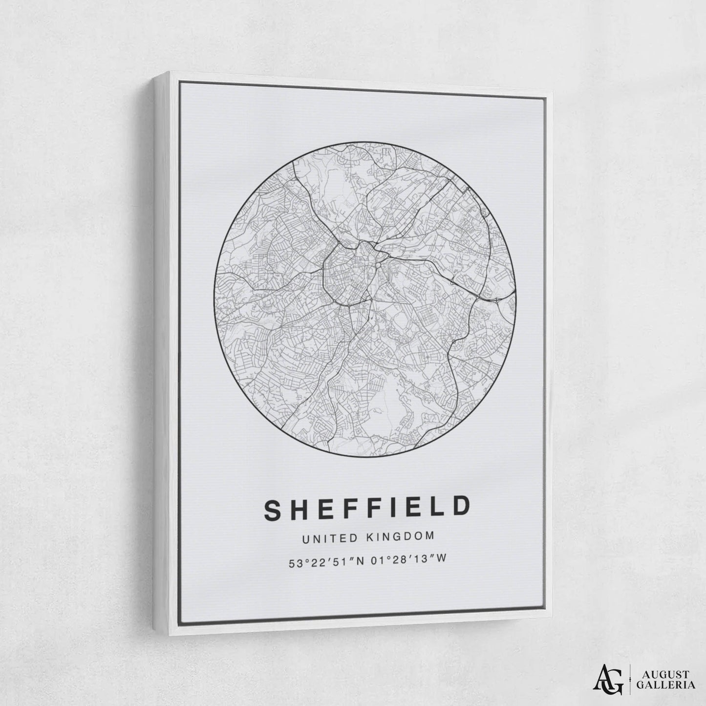 Sheffield Minimalist Map