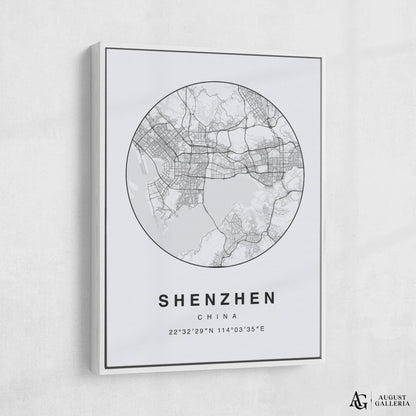 Shenzhen Minimalist Map