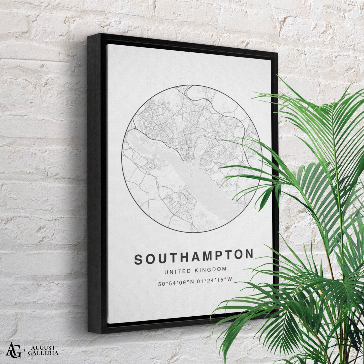 Southampton Minimalist Map