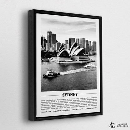 Sydney Black & White City Print