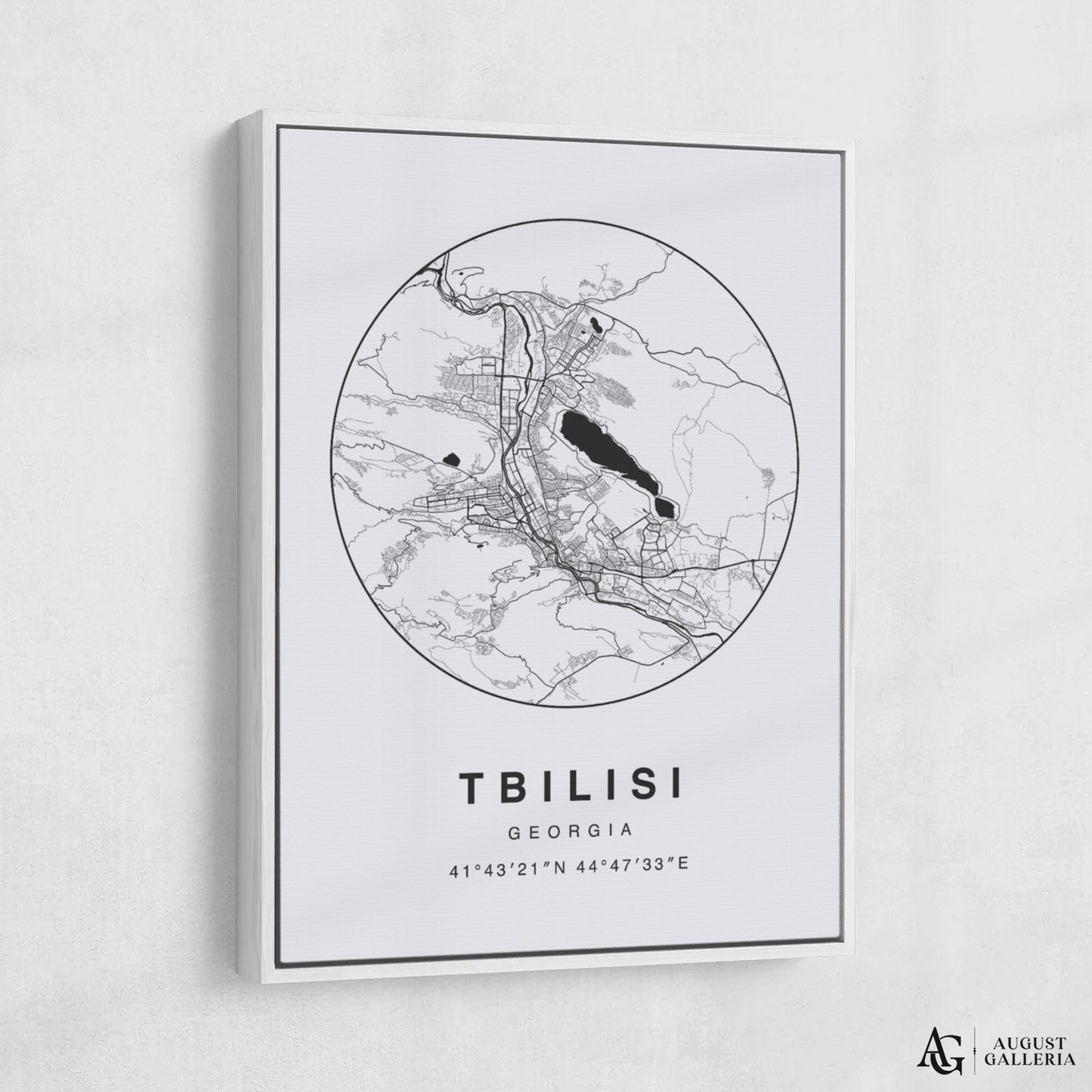 Tbilisi Minimalist Map