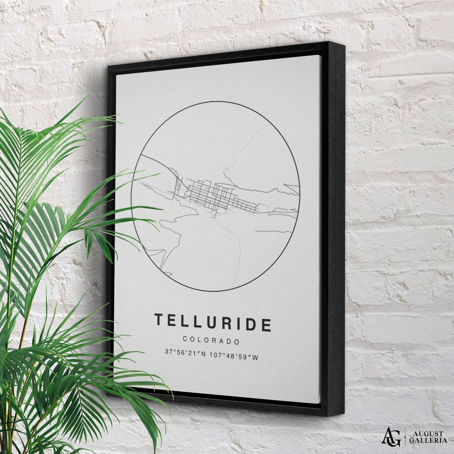 Telluride Minimalist Map