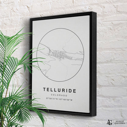 Telluride Minimalist Map