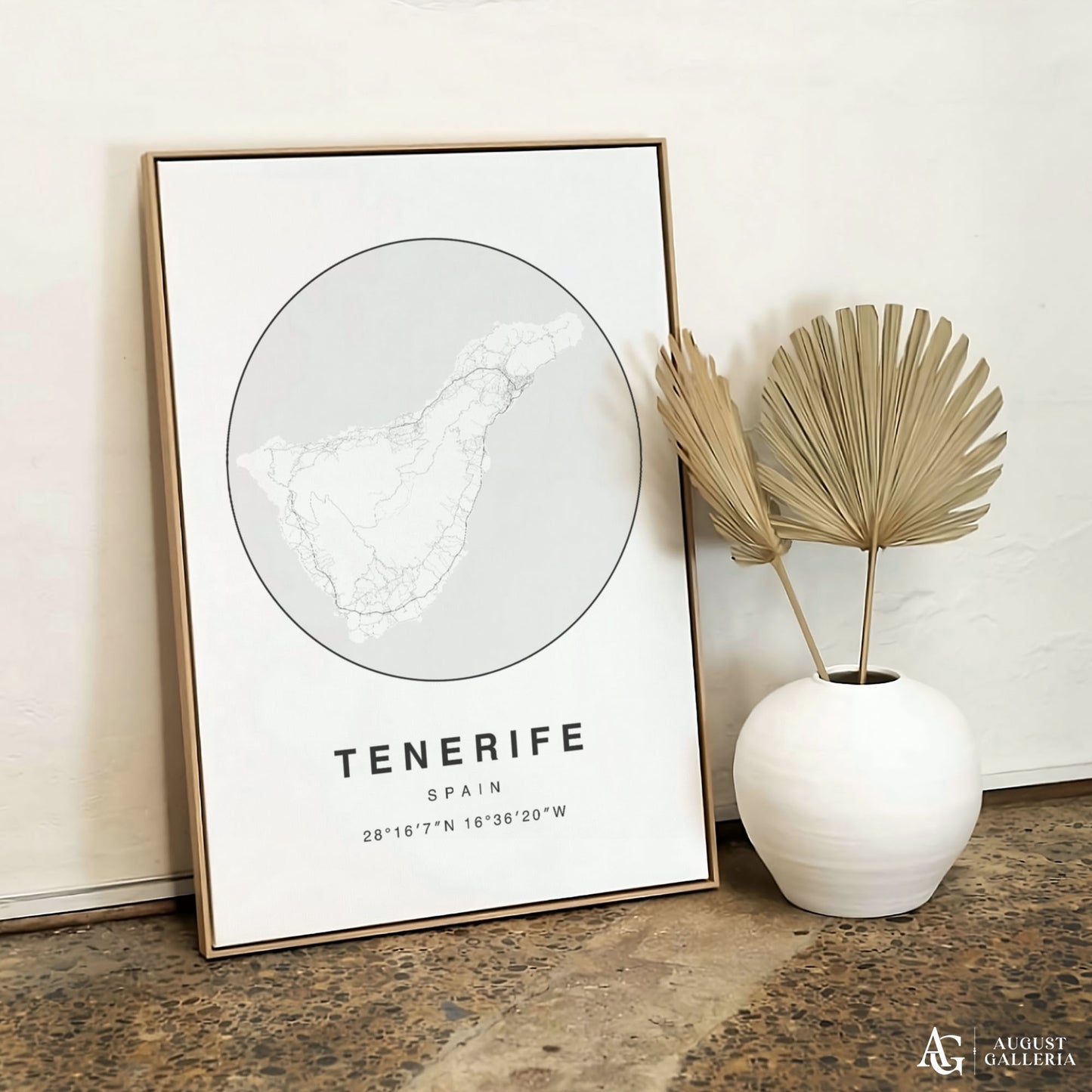 Tenerife Minimalist Map
