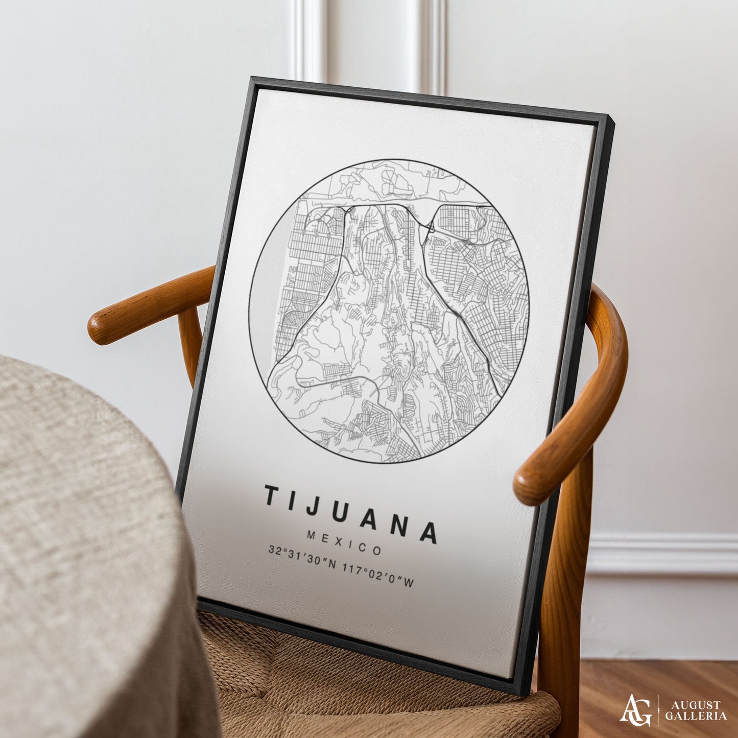 Tijuana Minimalist Map