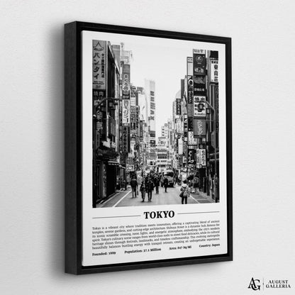 Tokyo Black & White City Print