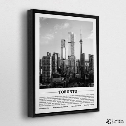 Toronto Black & White City Print