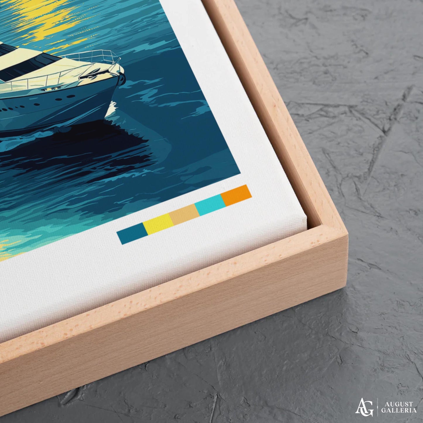 Abu Dhabi Retro Travel Print