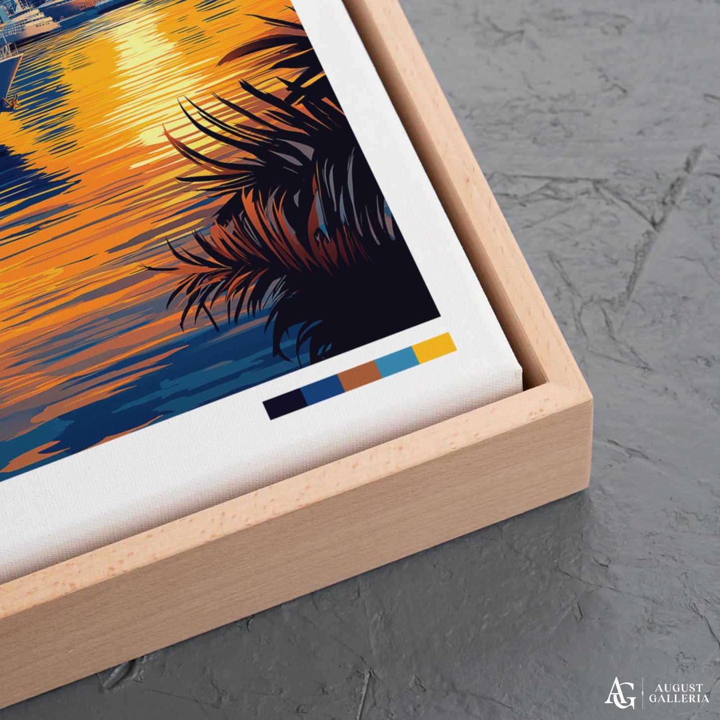 Auckland New Zealand Retro Travel Print