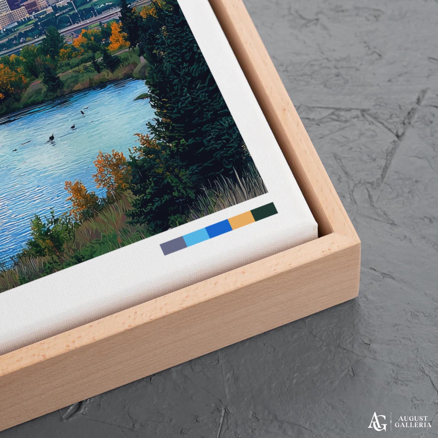 Aurora Colorado Retro Travel Print
