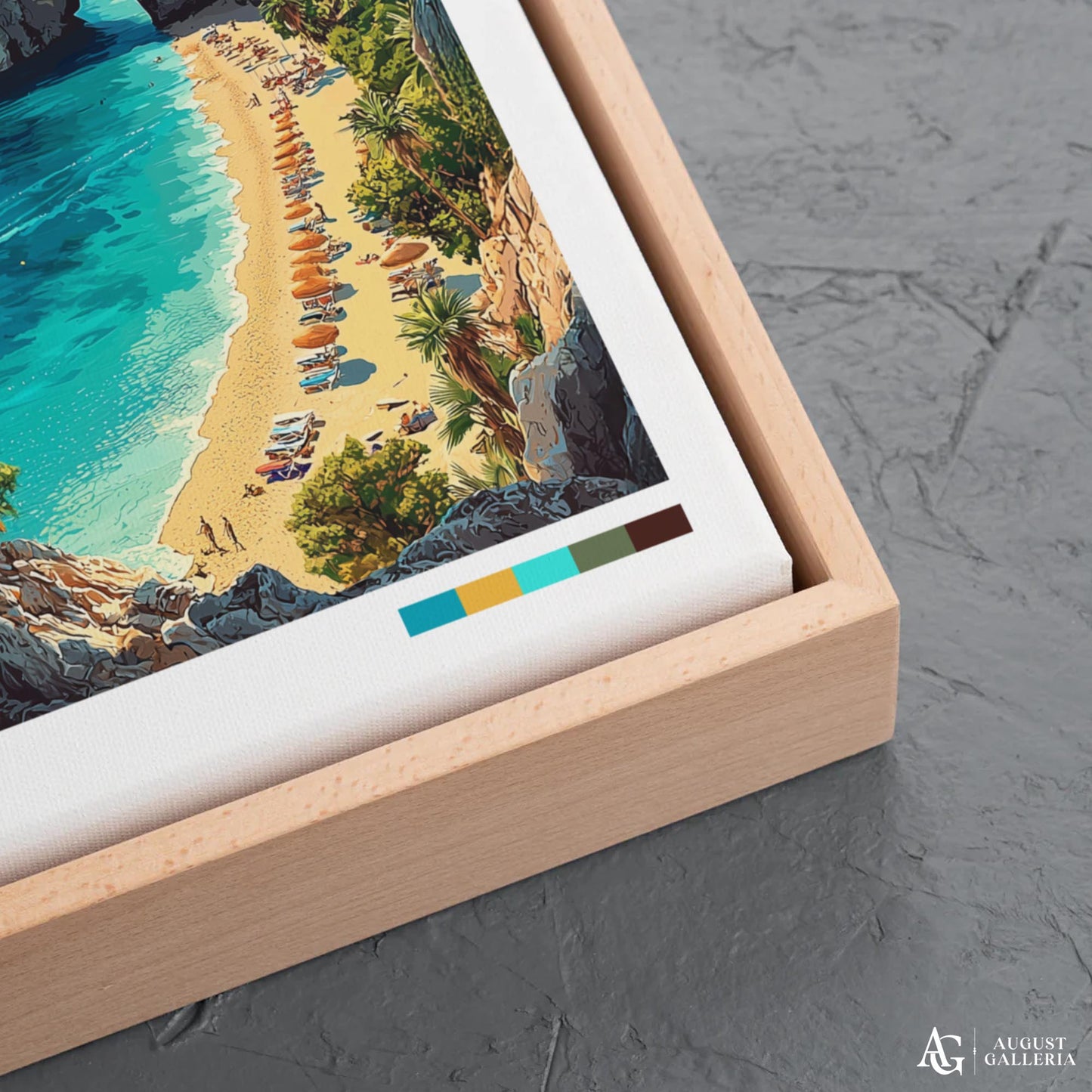 Ayia Napa Retro Travel Print