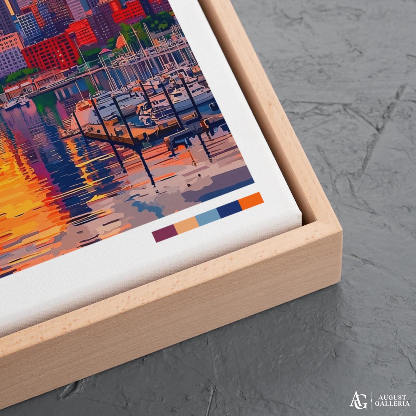 Baltimore Maryland Retro Travel Print