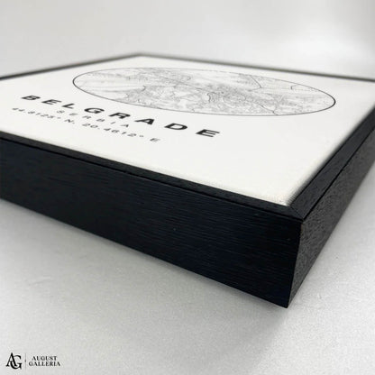 Belgrade Minimalist Map