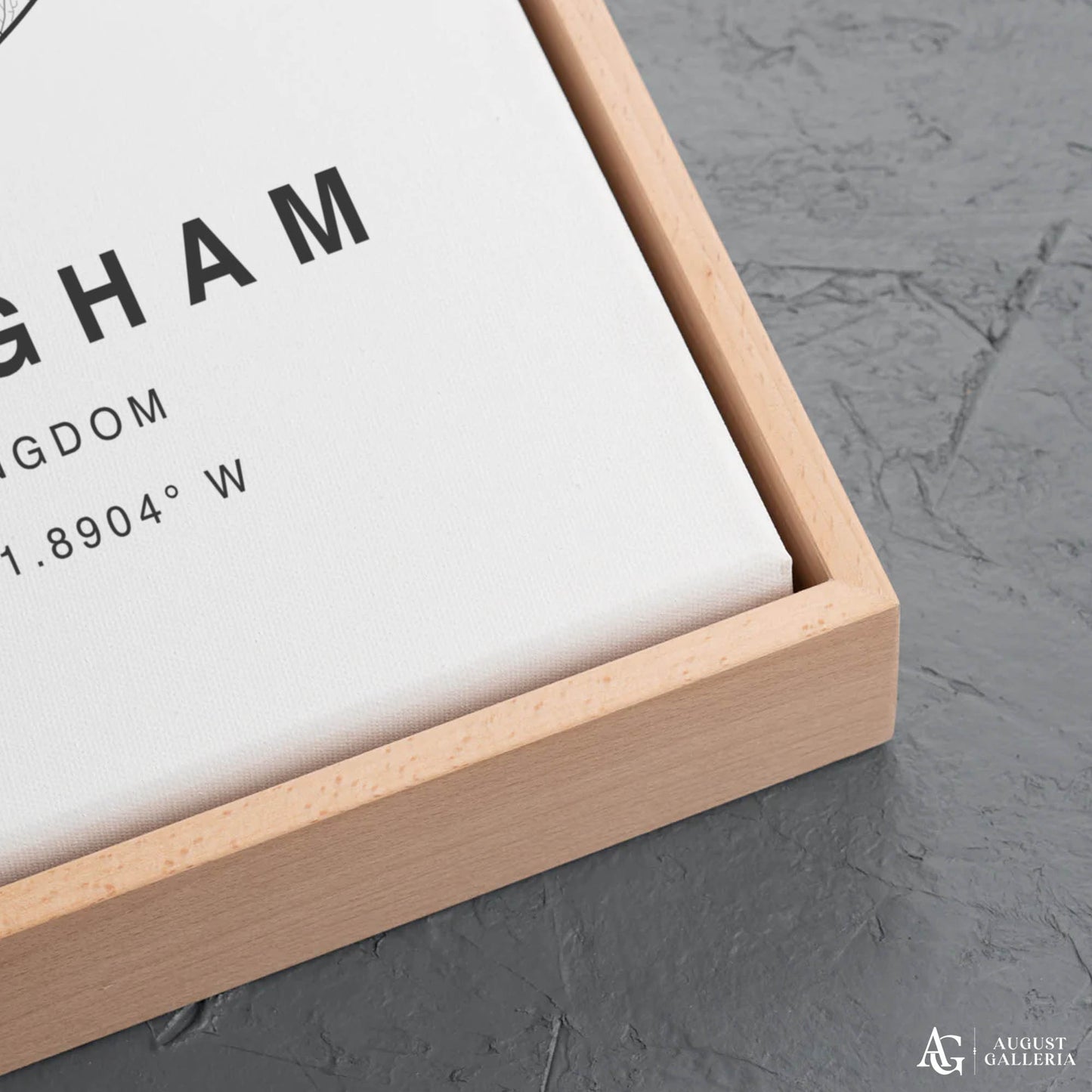 Birmingham Minimalist Map