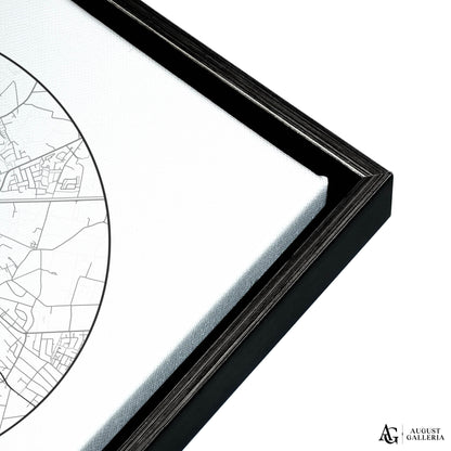 Bruges Minimalist Map