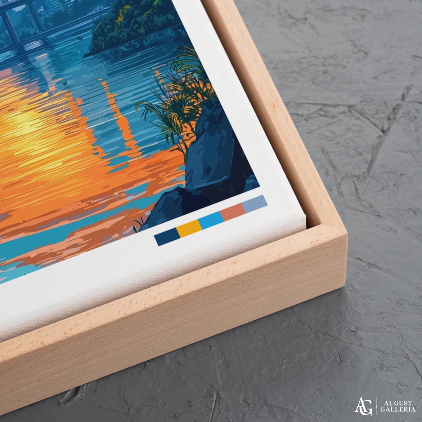 Cebu City Philippines Retro Travel Print