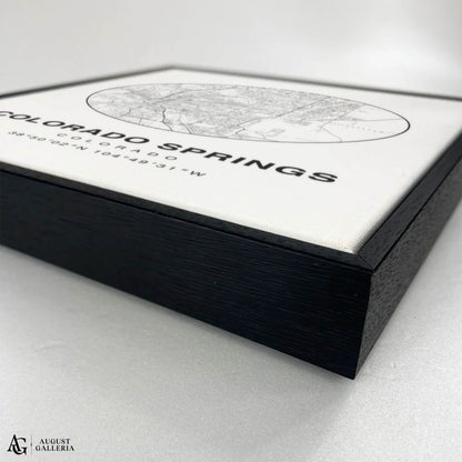 Colorado Springs Minimalist Map