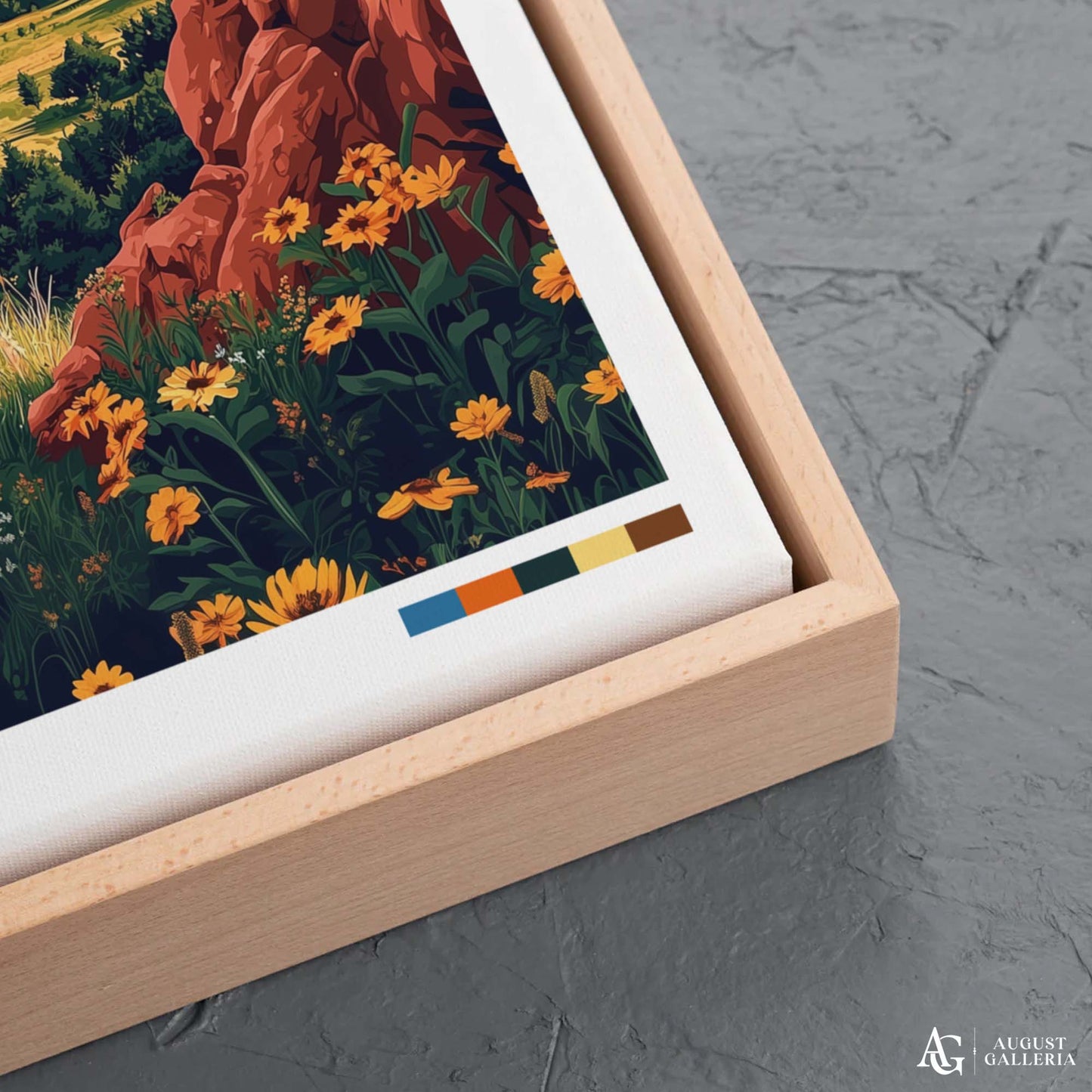 Colorado Springs Retro Travel Print