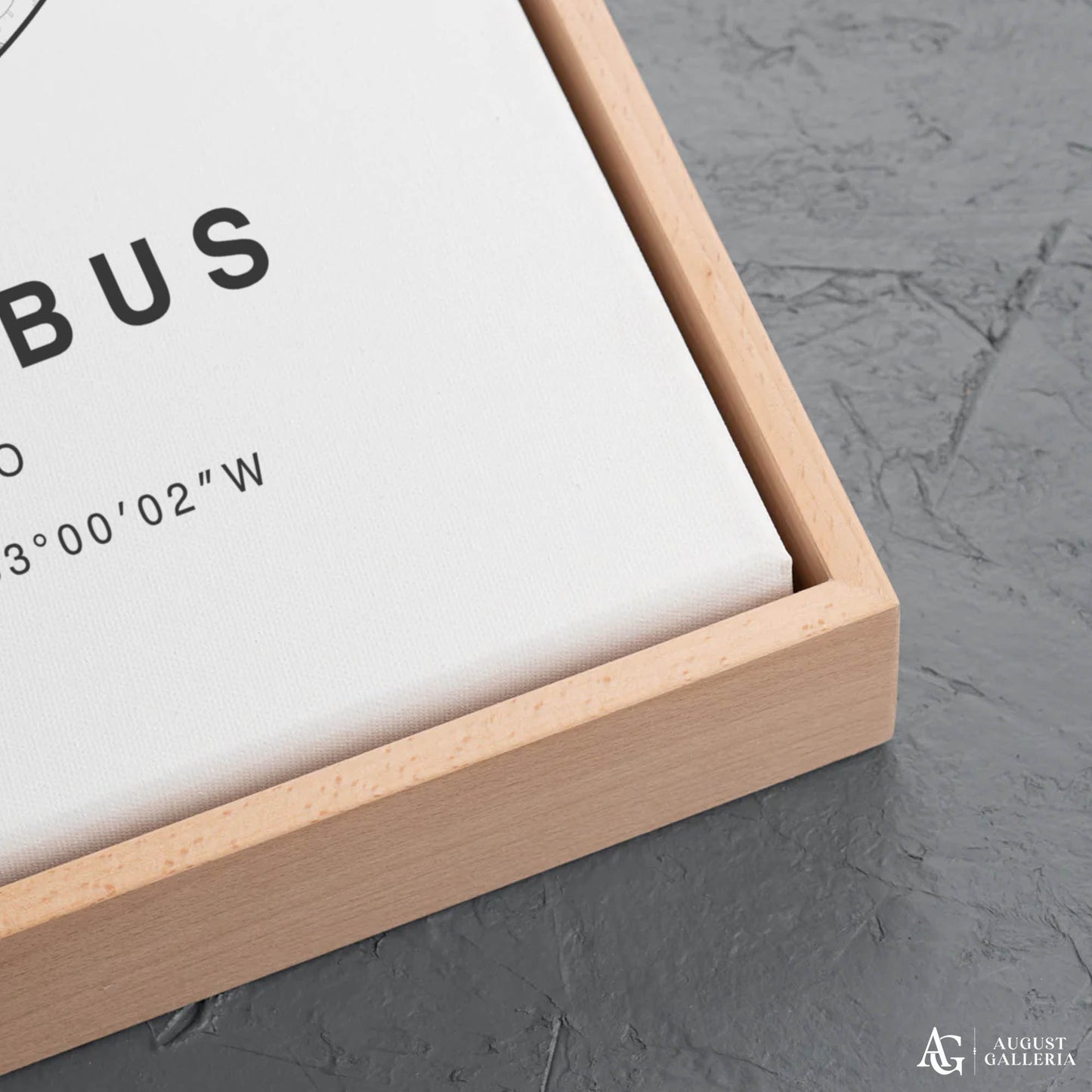 Columbus Minimalist Map