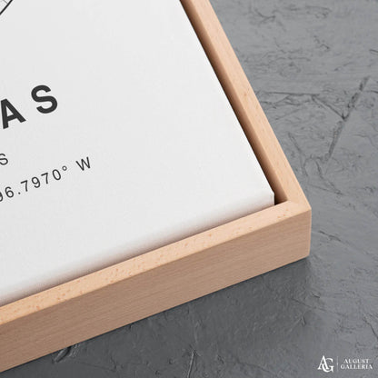 Dallas Minimalist Map