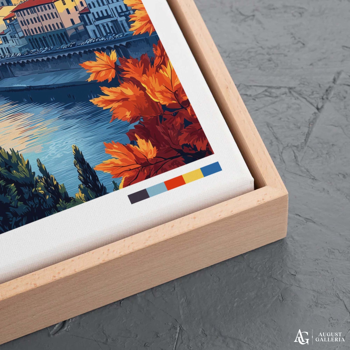 Florence Italy Retro Travel Print