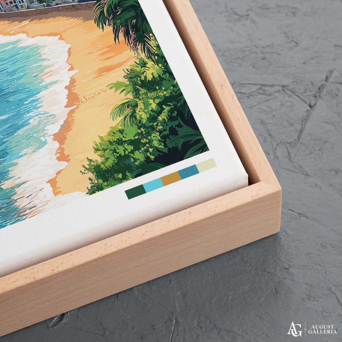 Florianópolis Brazil Retro Travel Print