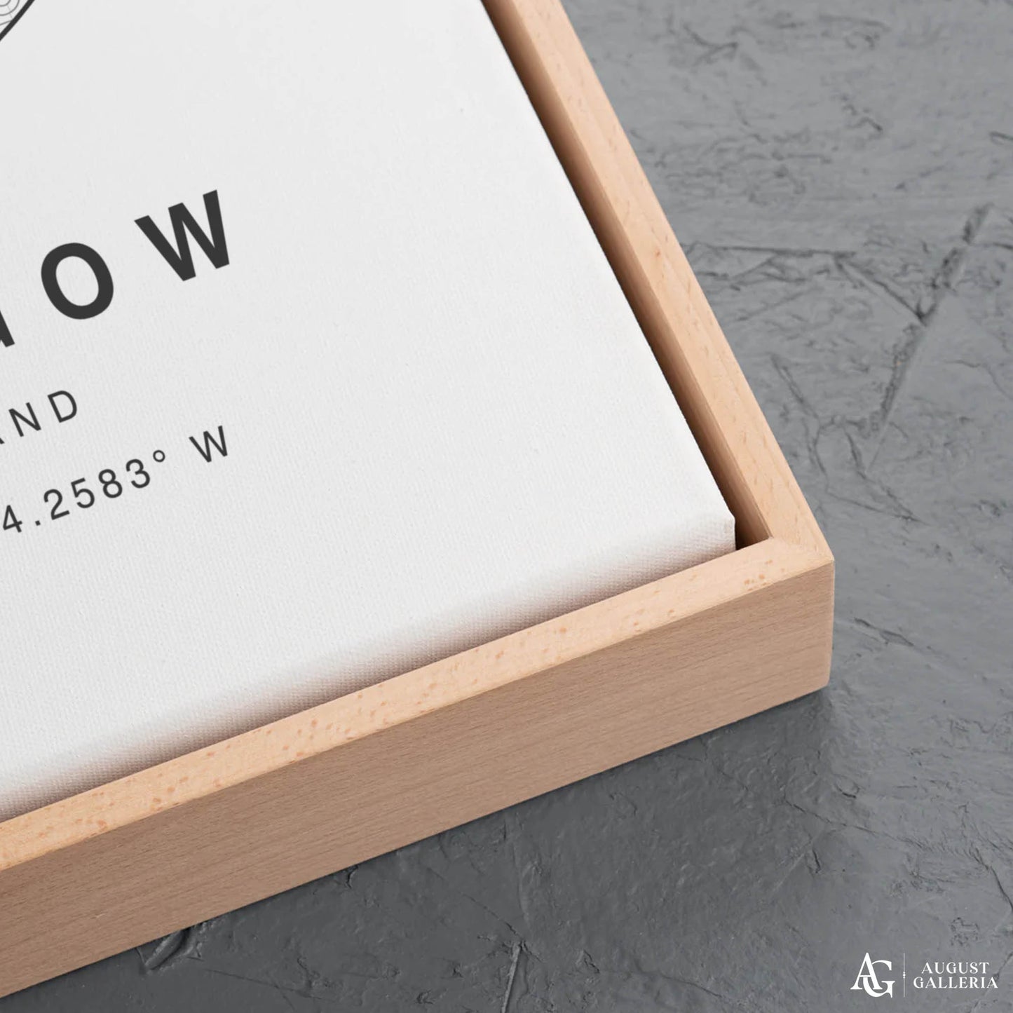 Glasgow Minimalist Map